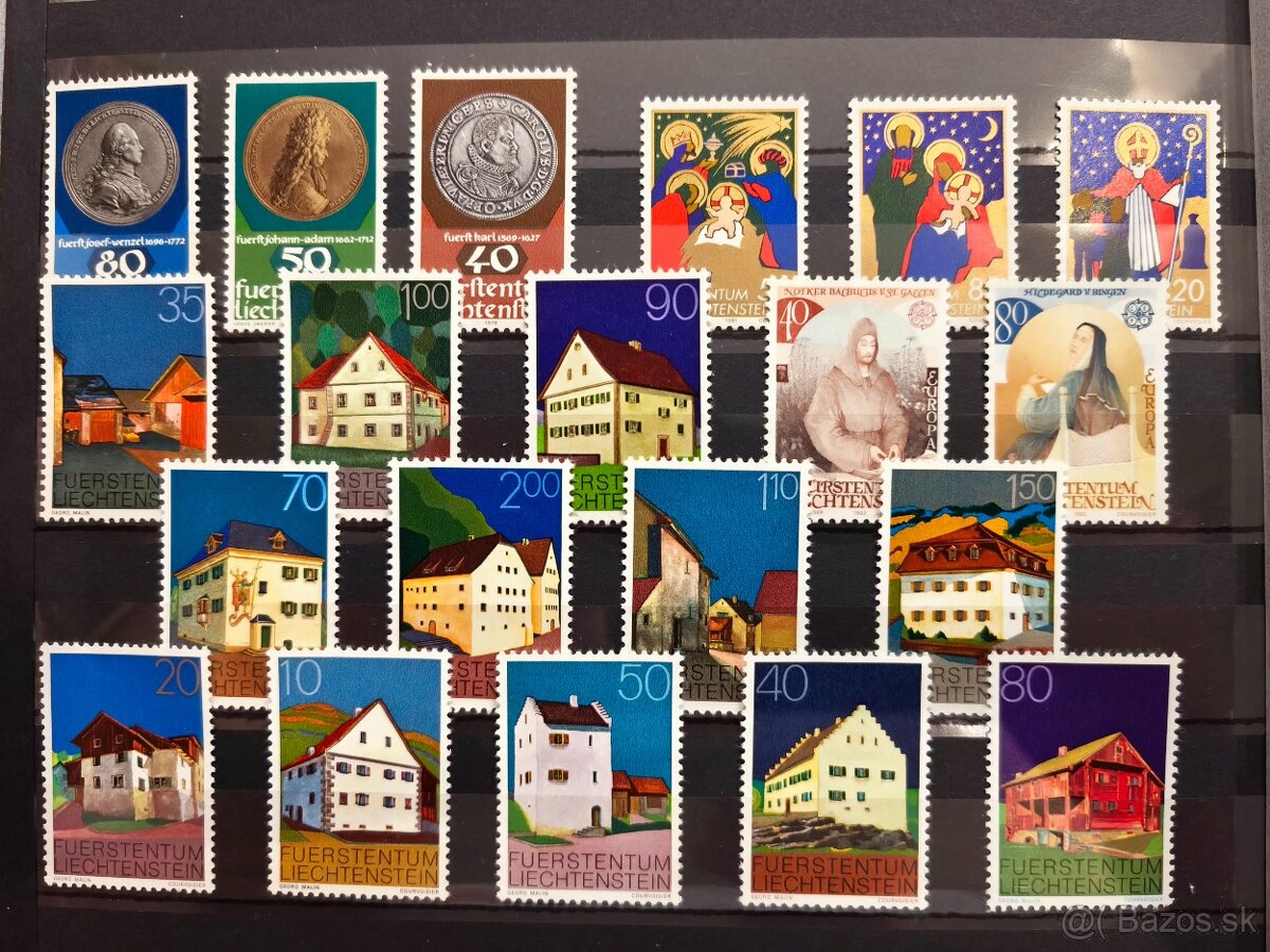 Známky Lichtenštajnsko 3 - 5
