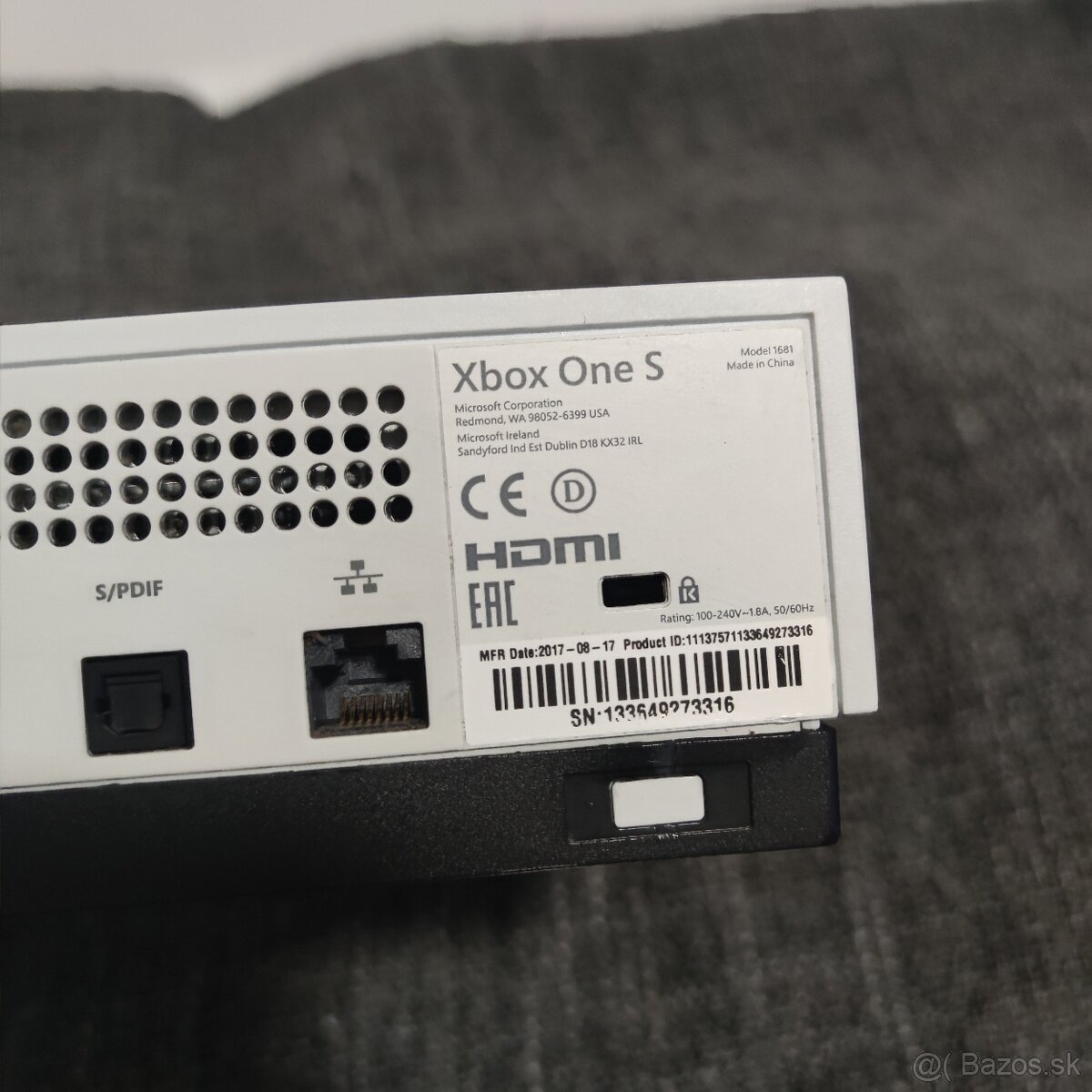 Xbox One S 1TB + 2x ovládač + 3x hra - 5