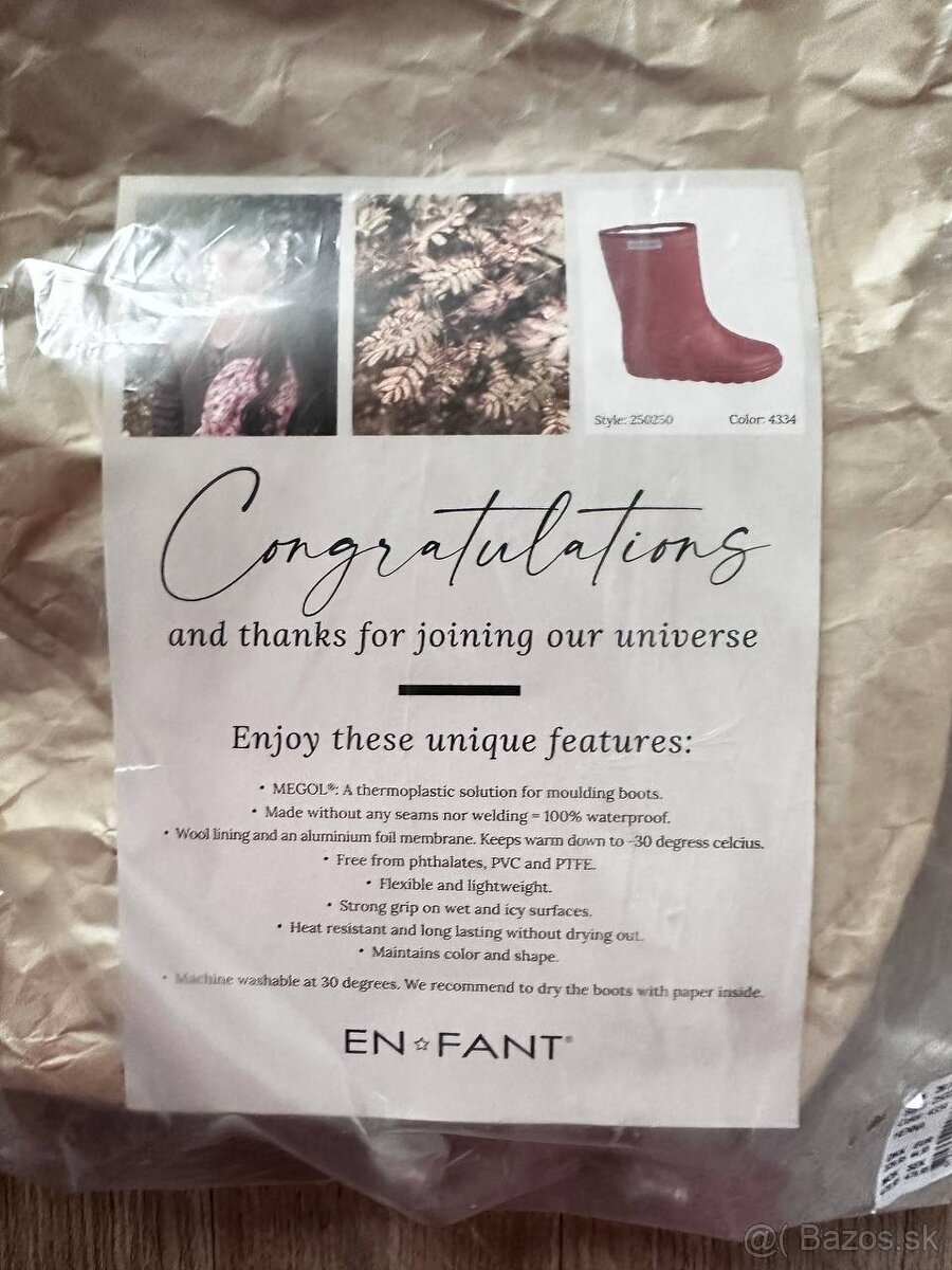 Nové gumáky EN FANT - 5