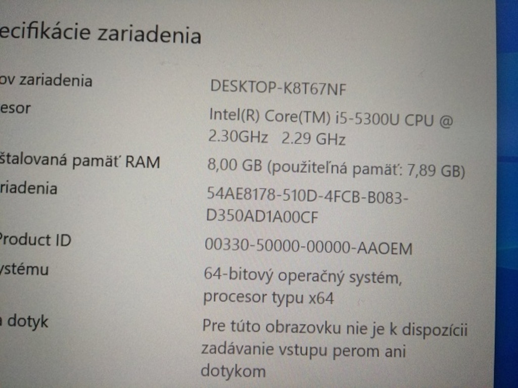 predám základnú dosku pre notebook Dell Latitude e7450 - 5