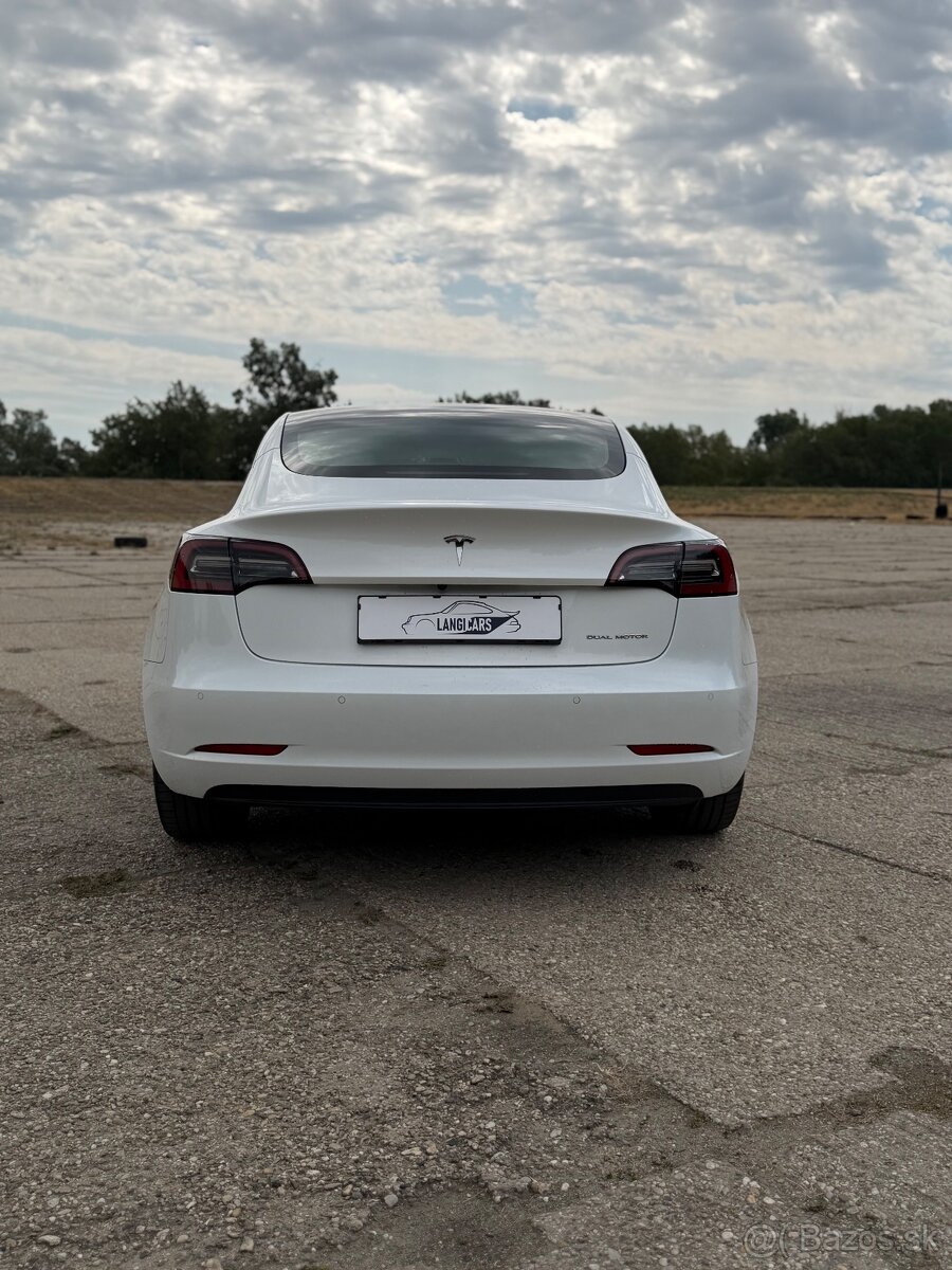 🚗 Tesla Model 3 Long Range AWD 366kW, Biely interiér Ťažné - 5