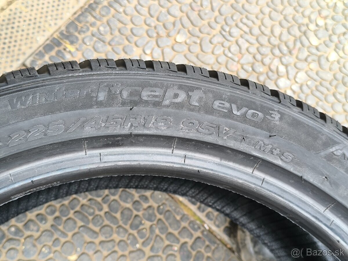 Predám nové zimné pneumatiky Hankook Winter icept evo3 - 5