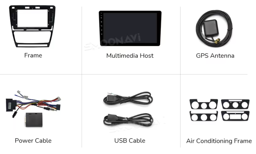 Radio Skoda Octavia 2,2008-2013,10",2+32GB,GPS,BT,WiFi,A12 - 5