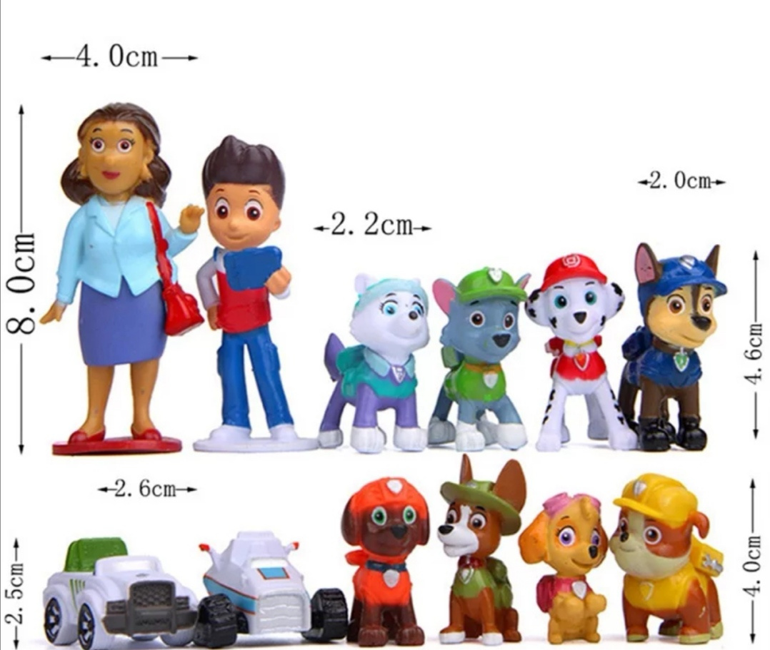 Postavičky Paw Patrol 12ks - 5