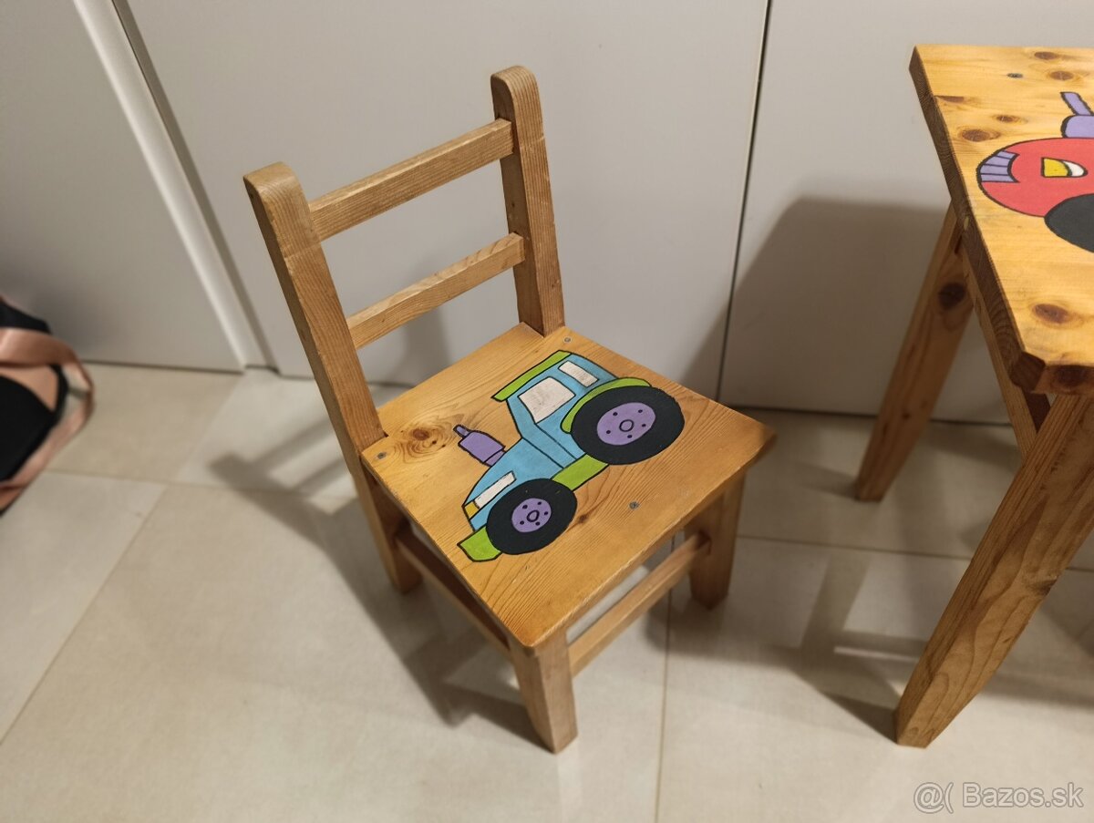 Detský stolík a stoličky - 5