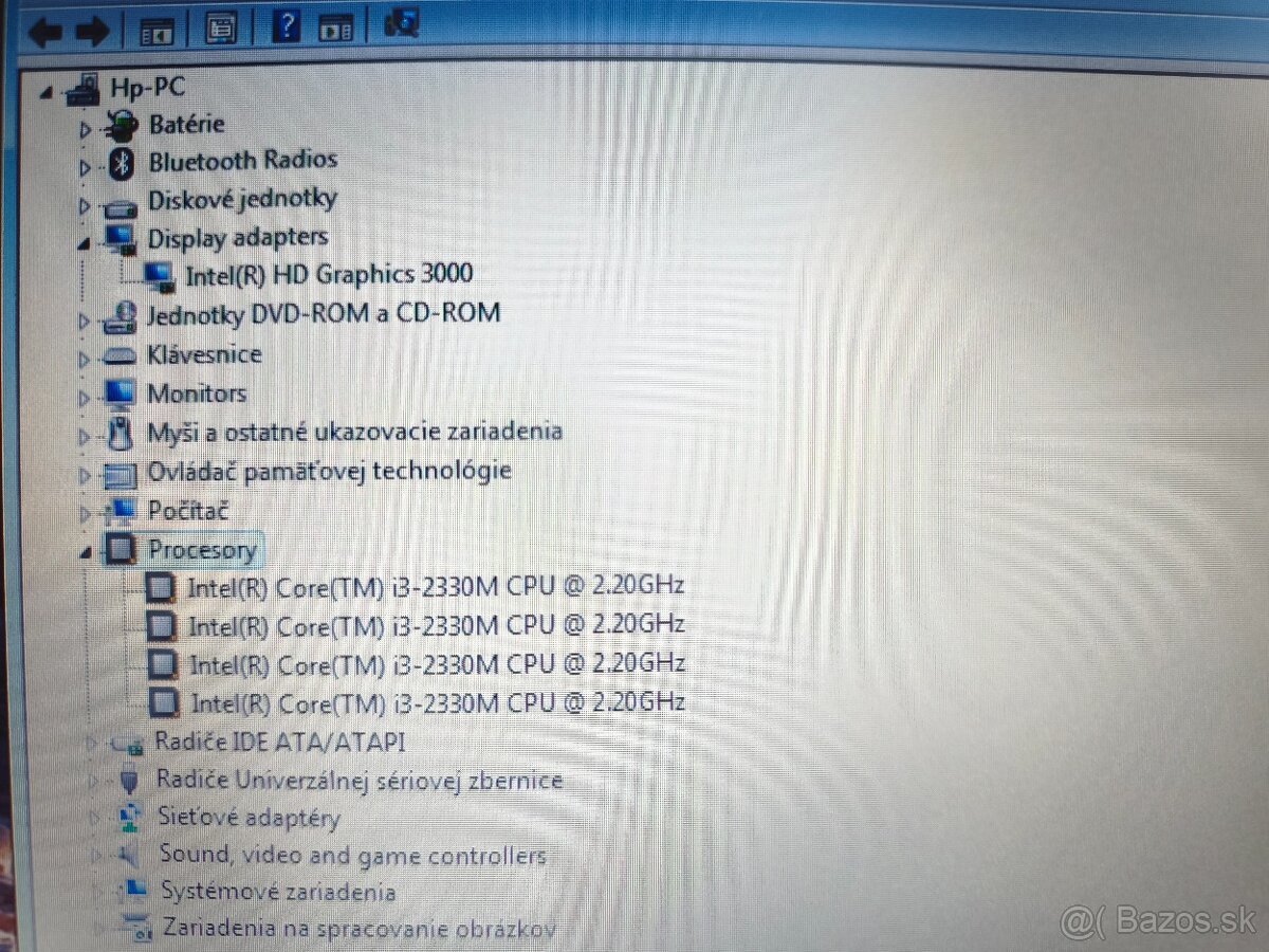 predám Hp probook 4330s , Intel core i3 , 4gb ram , Win 7 - 5