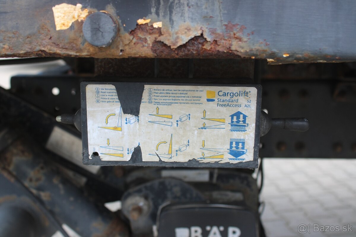 MAN TGL 8.180, EURO 2, HYDRAULICKÉ ČELO, BOČNICE - 5