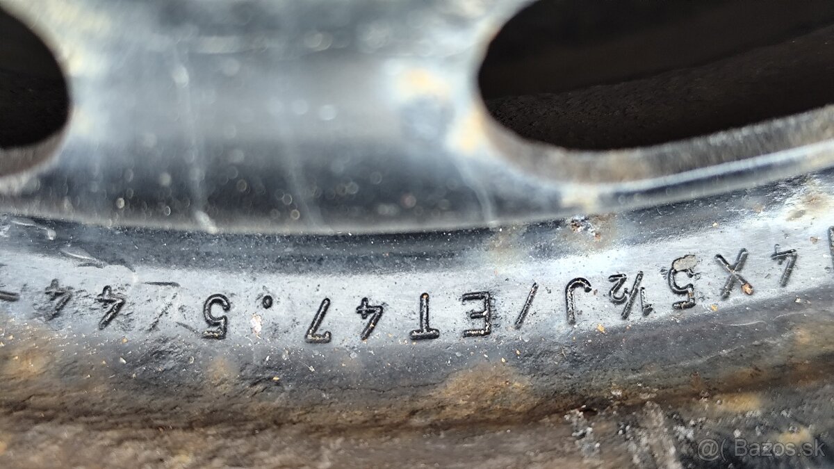 4ks disky 14" Ford, Mazda 2, 14x5,5J, ET47,5 - 5