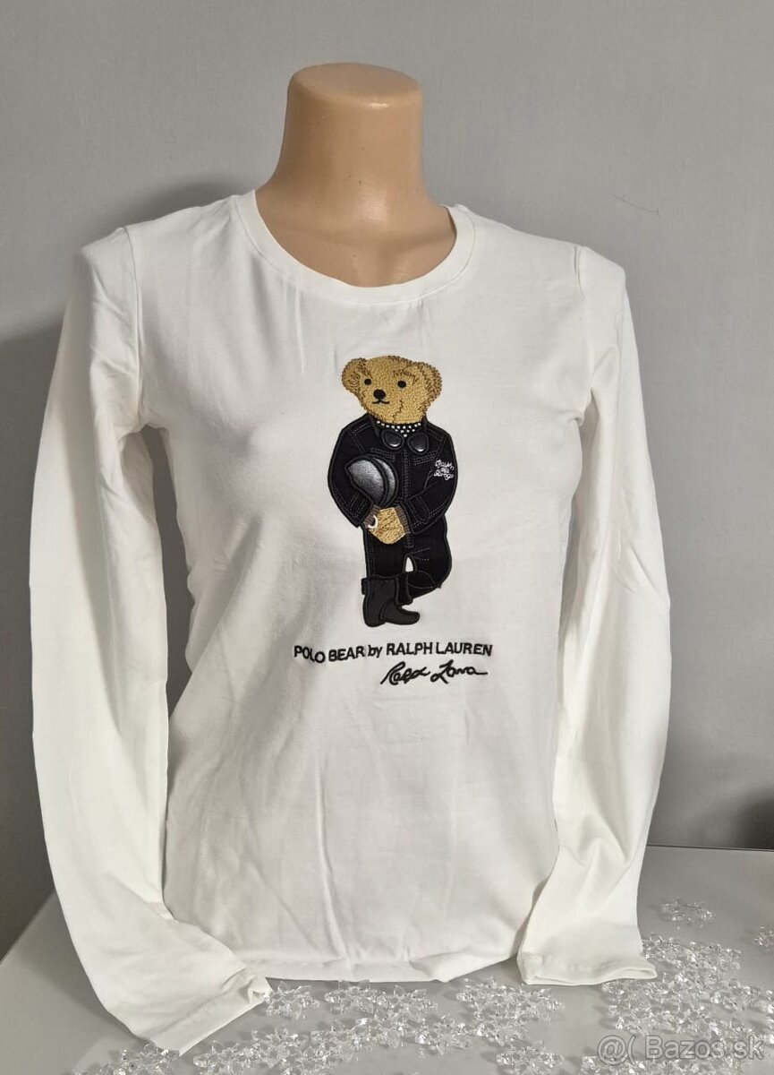 Ralph Lauren dámske tričko biele - 5