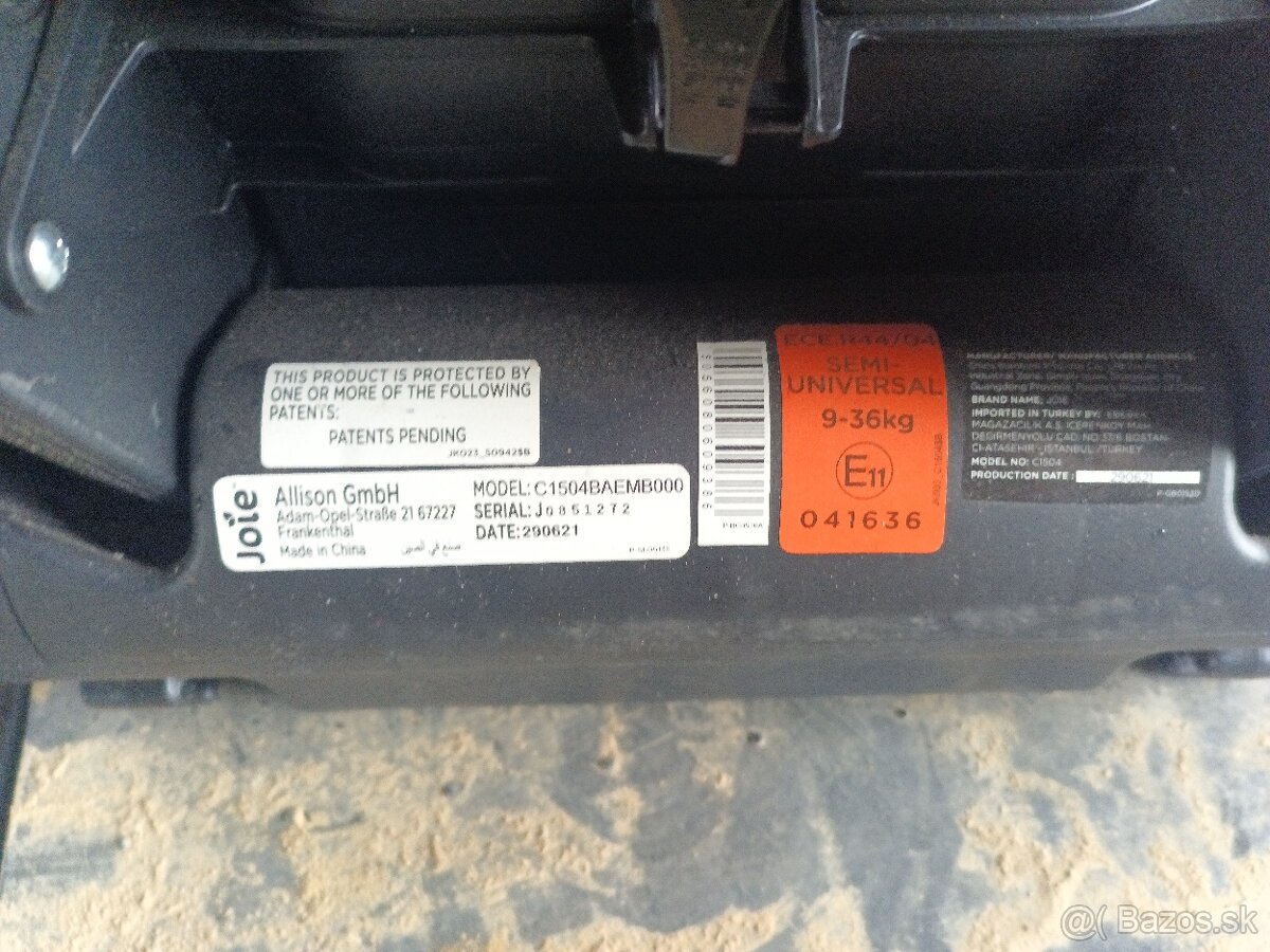 Autosedačky JOLE 9-36kg - 5