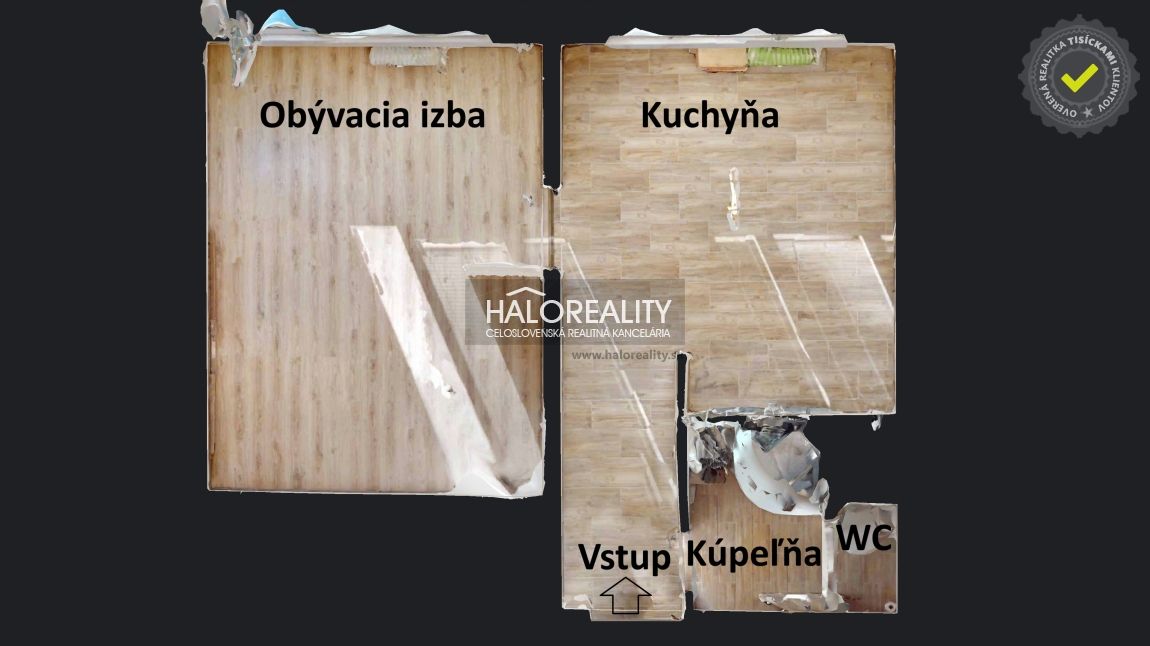 HALO reality - Predaj, jednoizbový byt Rimavská Sobota, Malo - 5