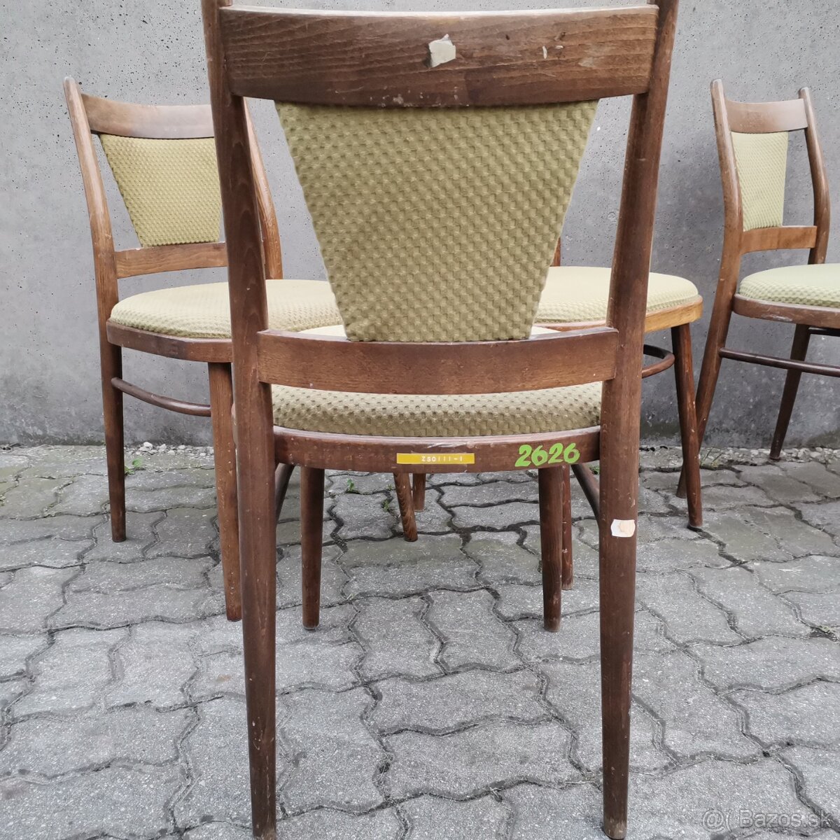 Retro stoličky Jitona Vintage 6ks - 5