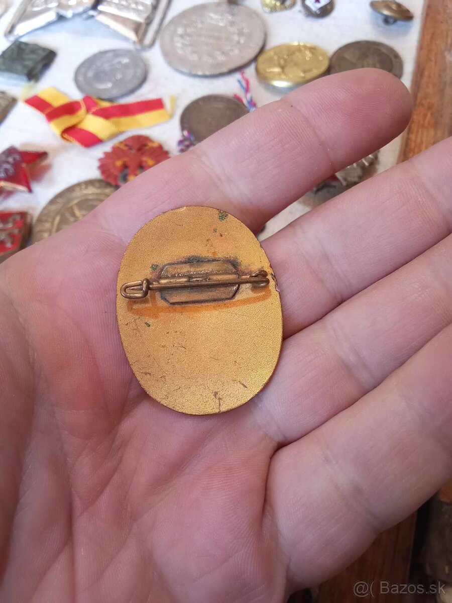 odznak, smalt - 1938 Berlin - 5