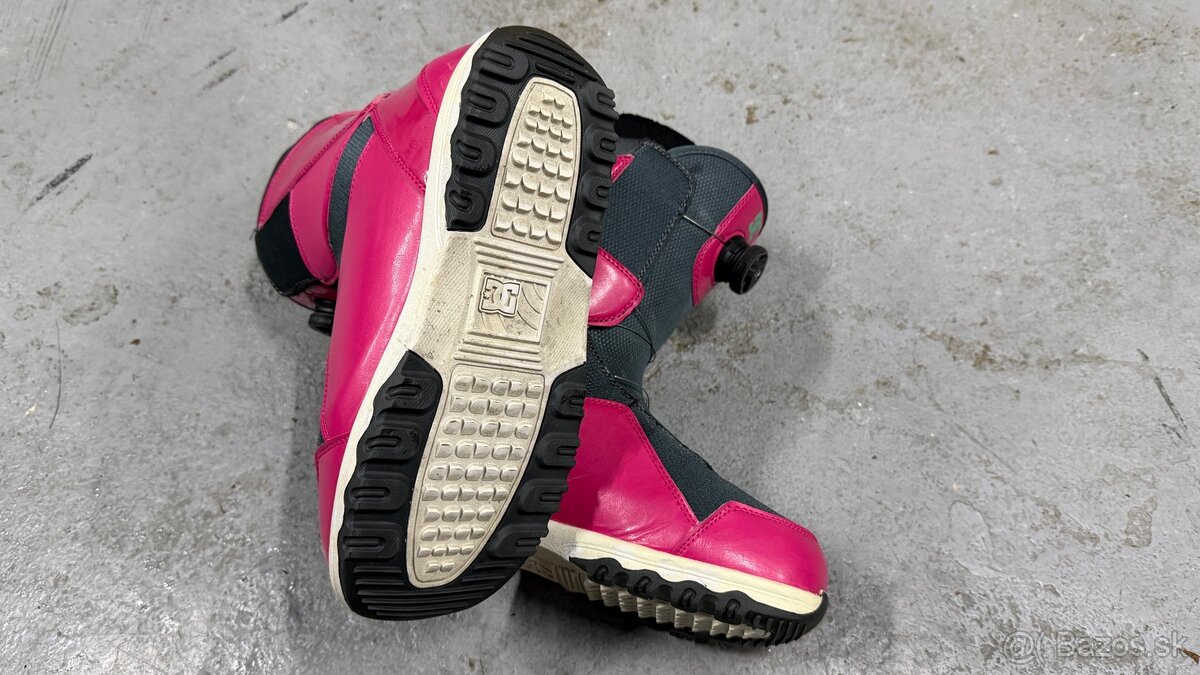 DC Search Boa pink/dark grey – dámske snowboardové topánky - 5