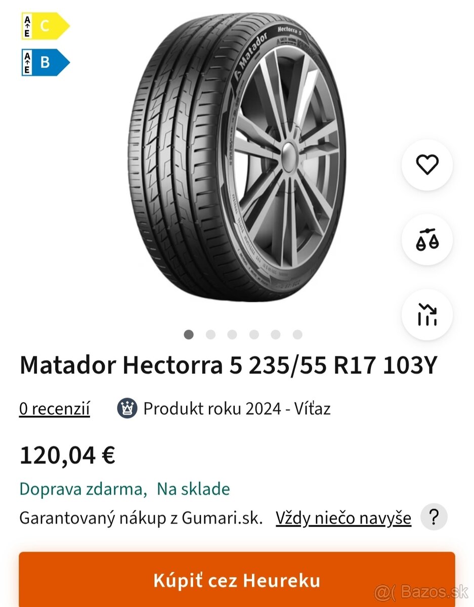 Letné pneumatiky značky Matador Hectorra 5 - 5