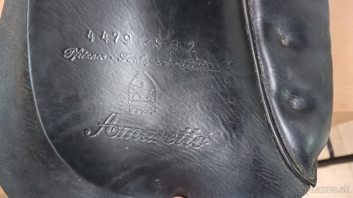 Kvalitné kožené drezúrne sedlo PFIFF – 17,5" - 5