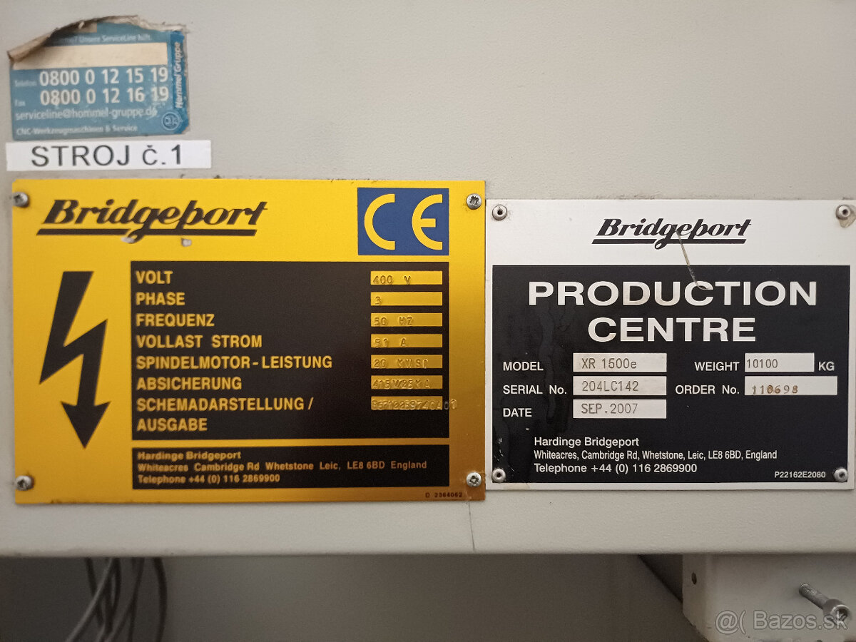 Fréza_Bridgeport XR 1500 - 5