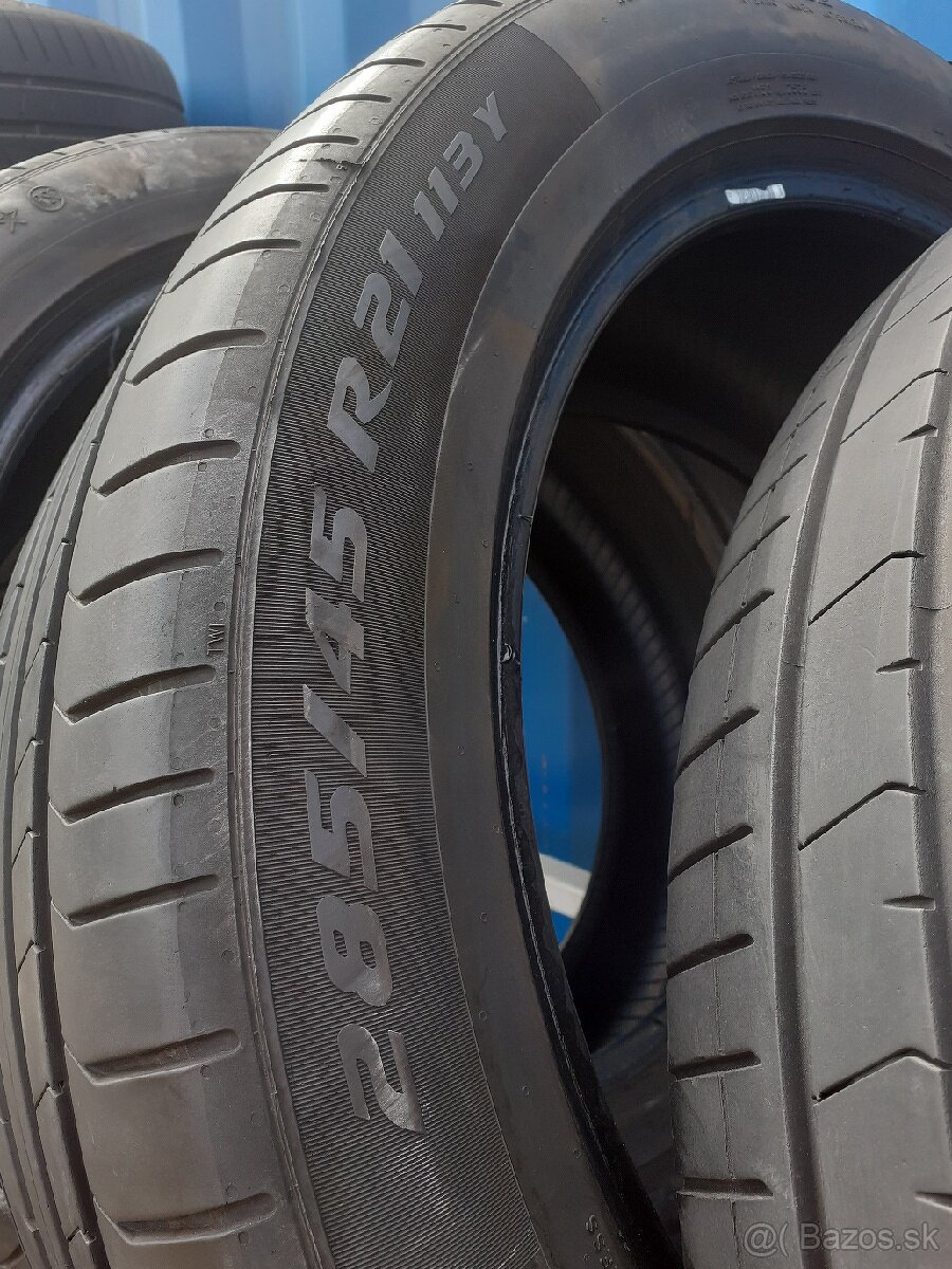 3x 285/45R21 113Y Pirelli Pzero RFT 4522 - 5