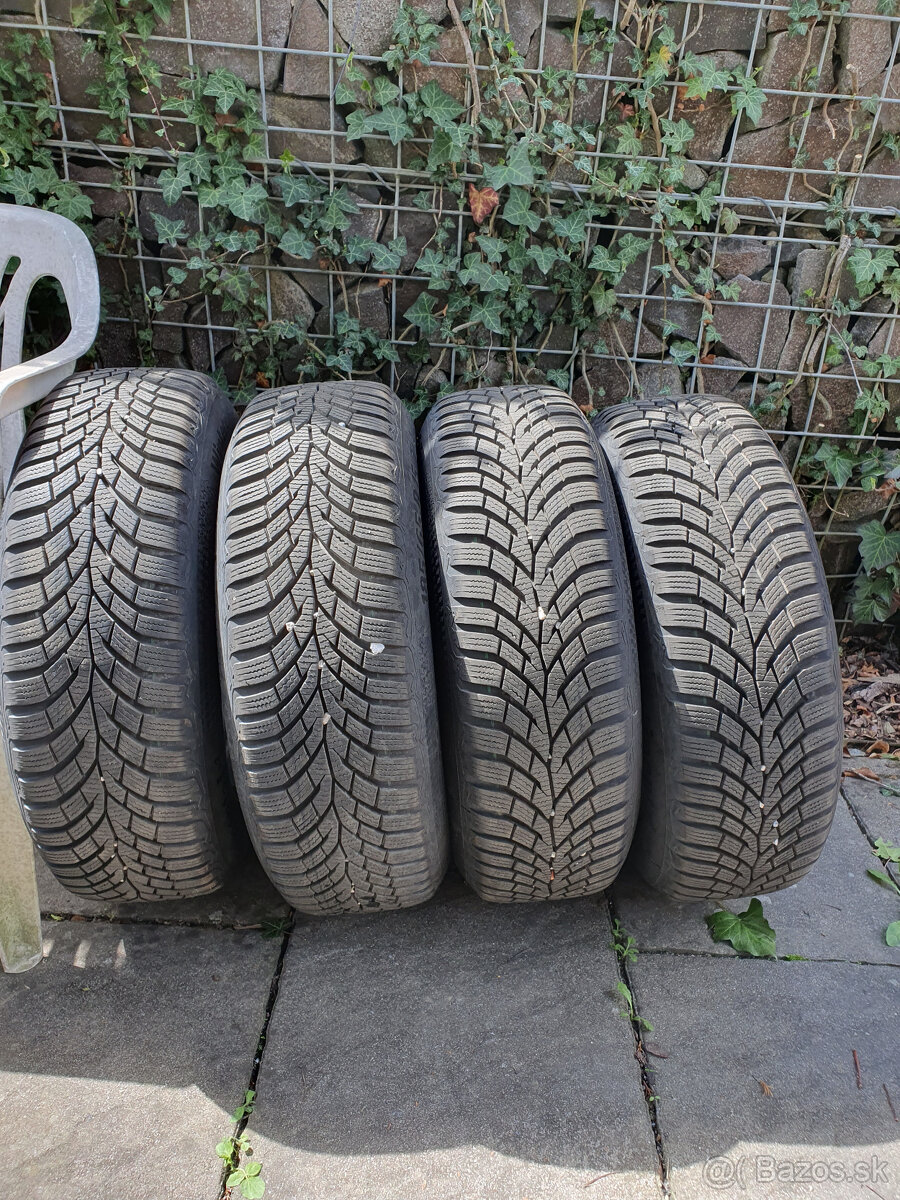 Predám hliníkové disky RIAL 15" + zimné pneu ET42 - 4x114,3 - 5