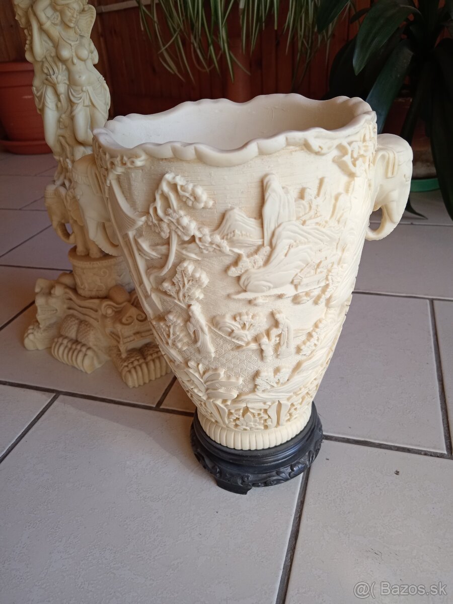 Stolik, Váza, starožitnosti, keramika, nábytok, konferenčny - 5