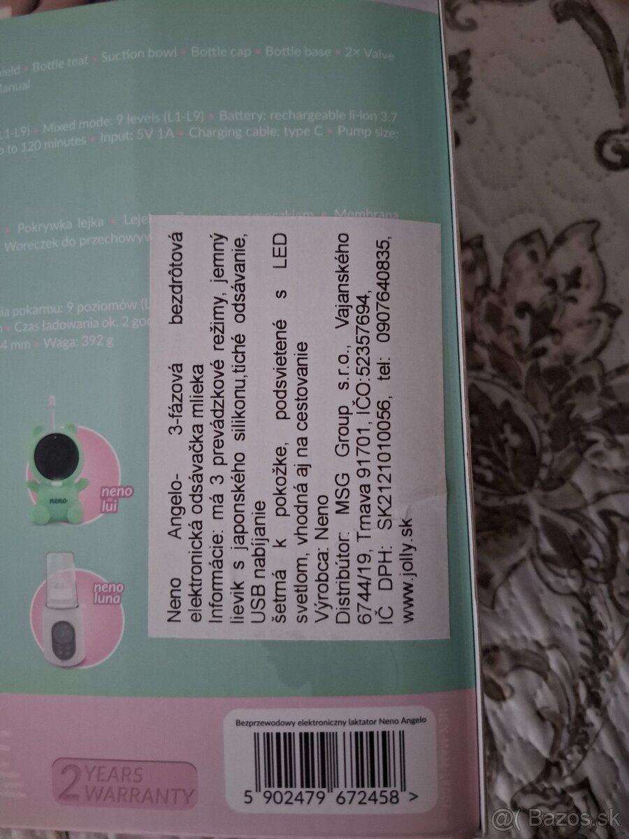 Elektrická odsávačka NENO - 5