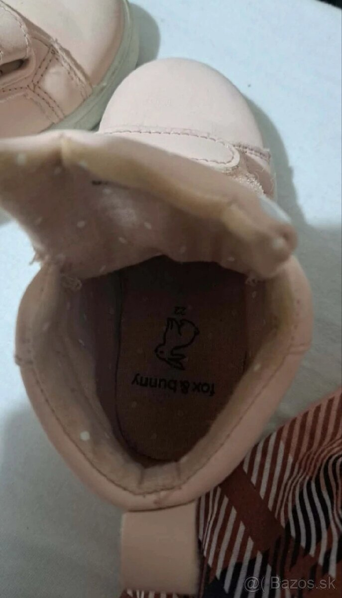 Dievčenské tenisky na suchý zips - 5