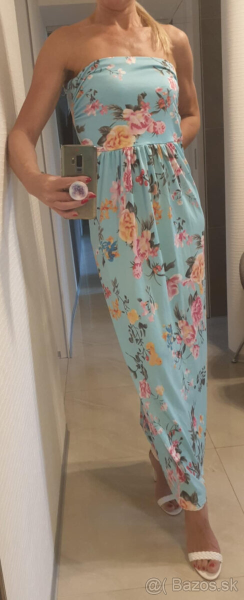 Nádherné dlhé šaty nove, nenosené - 5