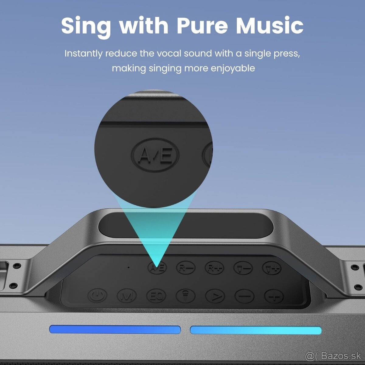 Sounarc K1 je karaoke boombox na rodinnú párty 150W - 5