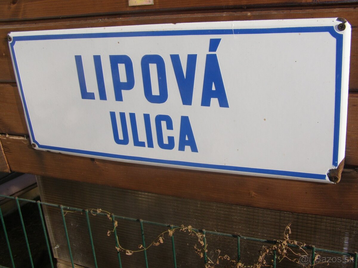 Staršie smaltované tabule - 5