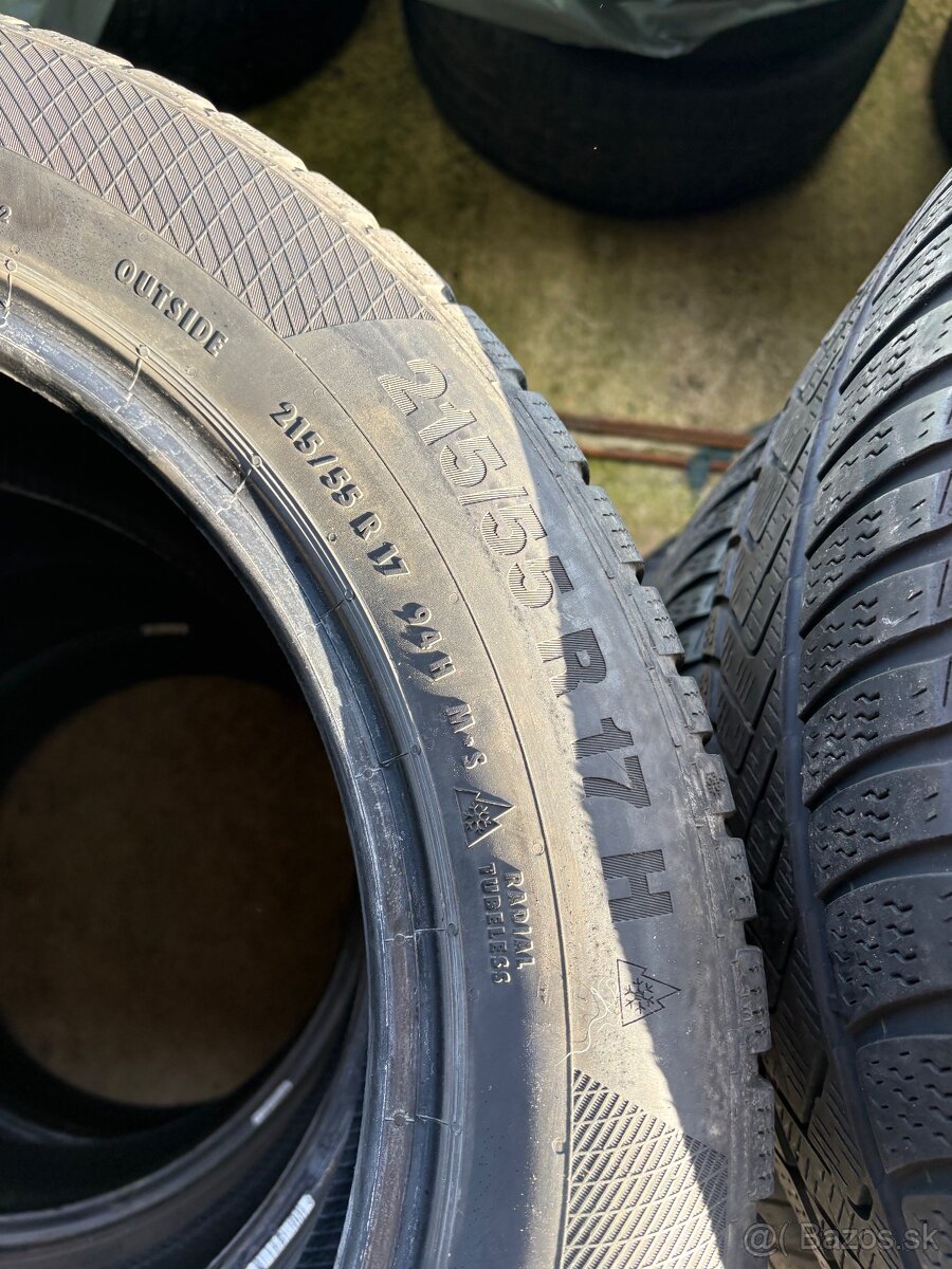 215/55 r17 zimne pneu continental - 5