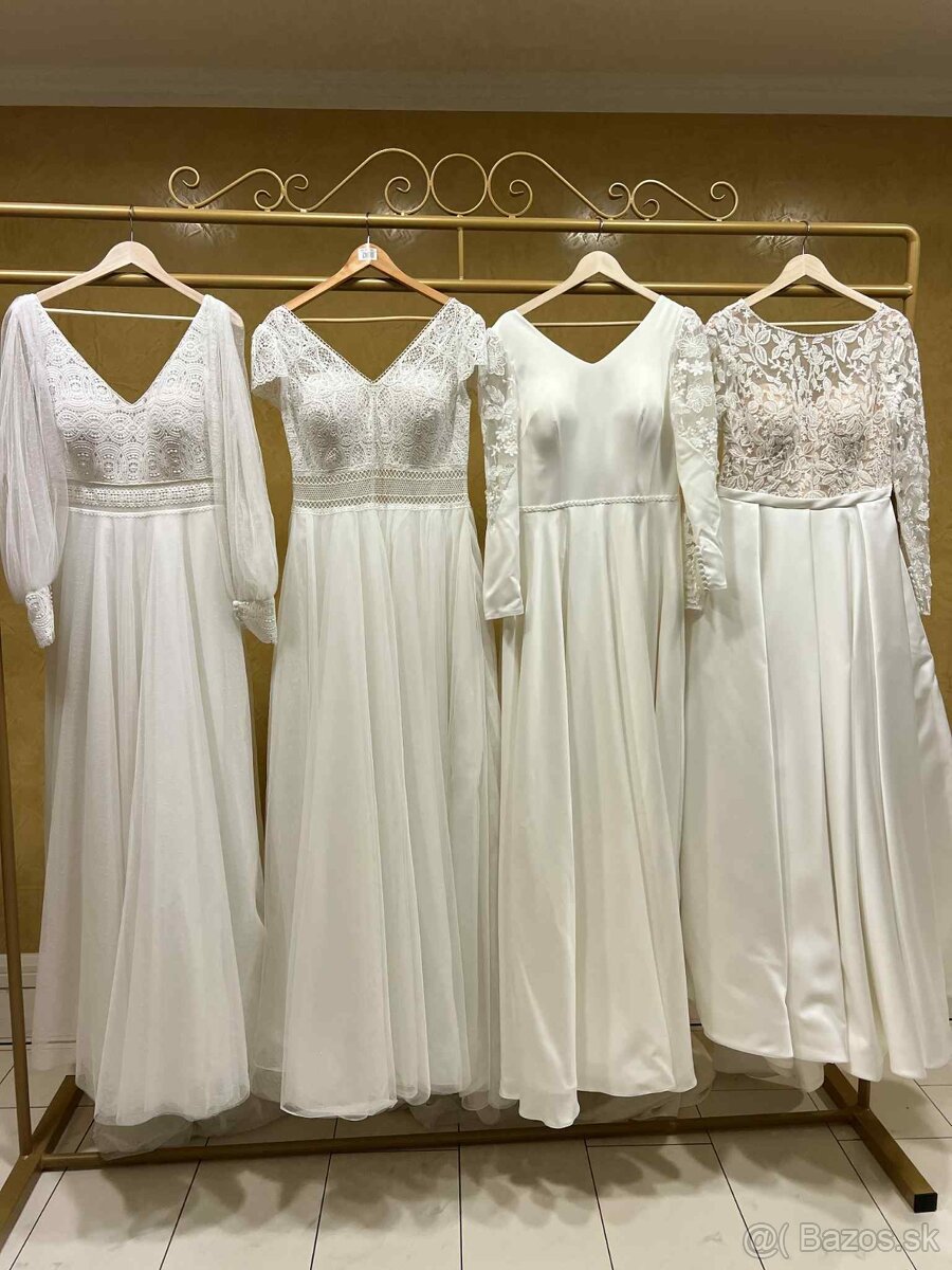 Predám nové svadobné šaty - 5