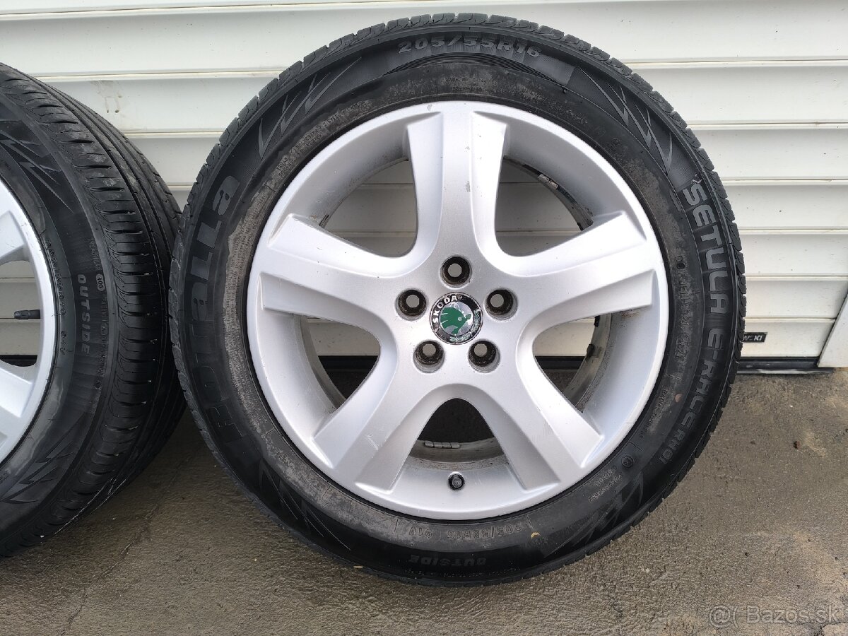 Elektróny 205/55r16 5x100 Letná sada - 5