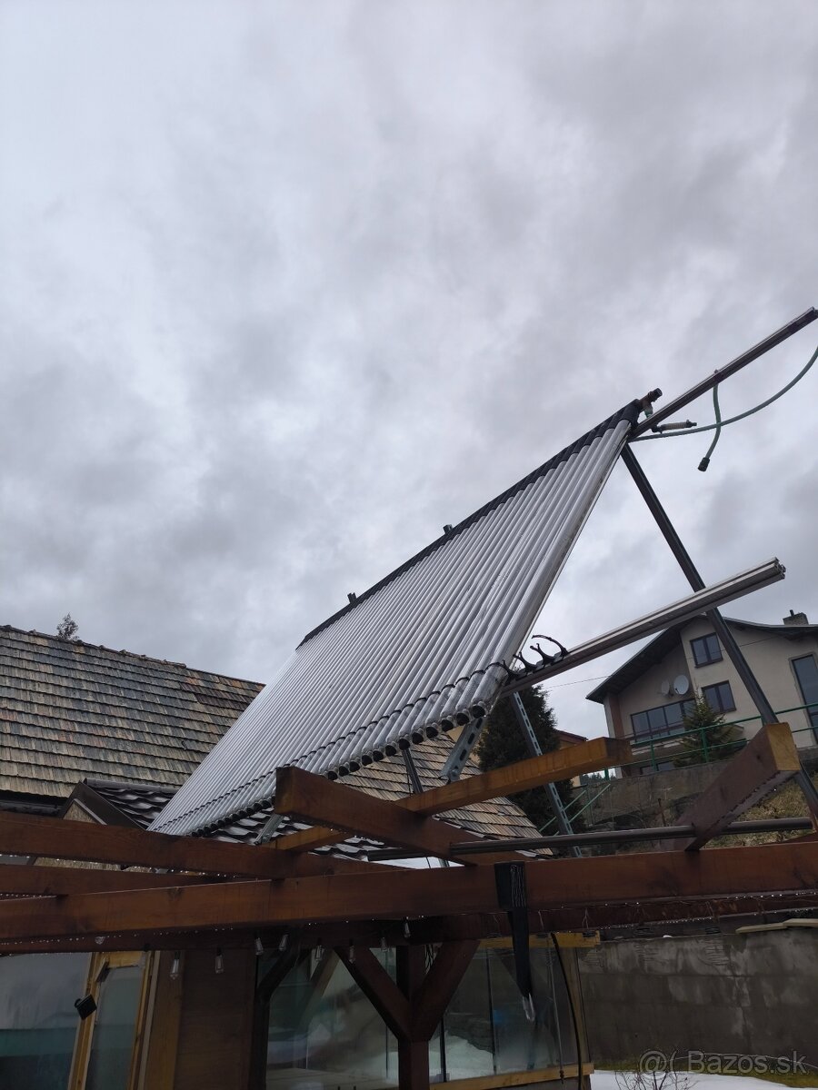 Solárny trubicovy ohev bazéna - 5