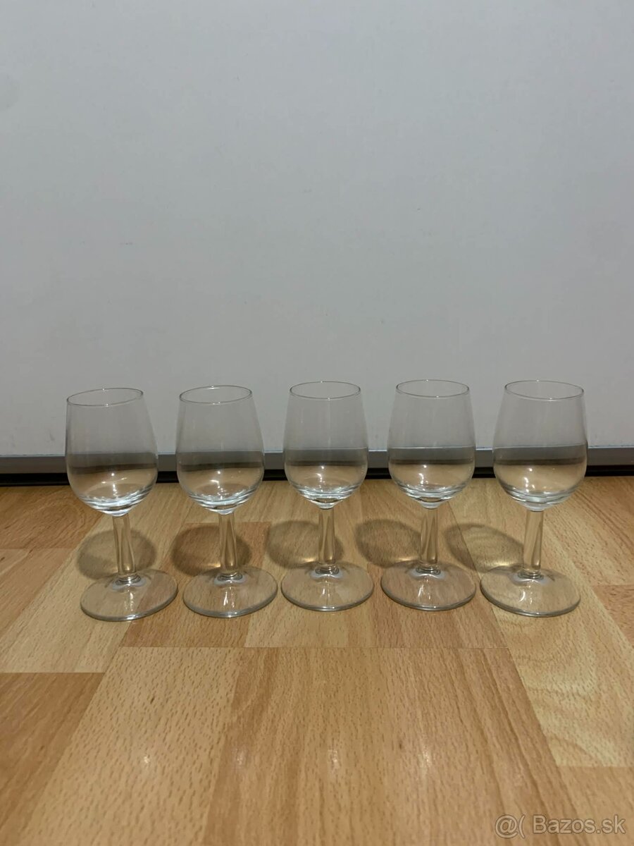 Sklenené poháre MIX (na víno a pálenku) - 5