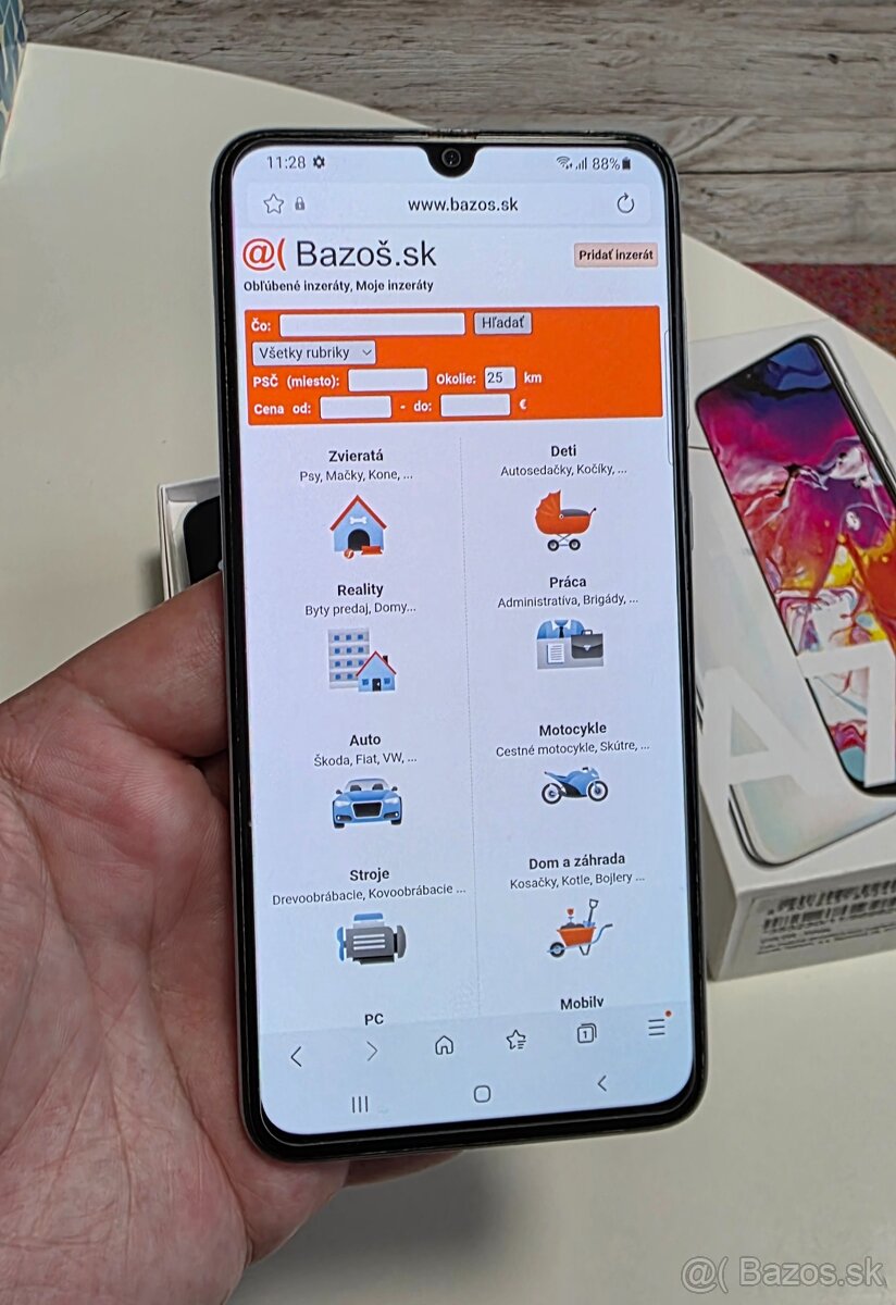 SAMSUNG A70 128GB TOP STAV + PRISL. - 5