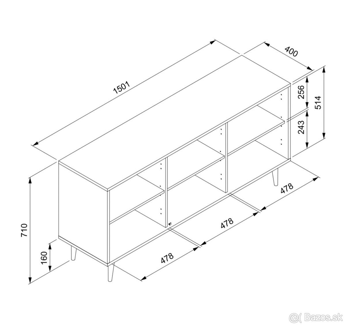 Komoda ako nová - 5