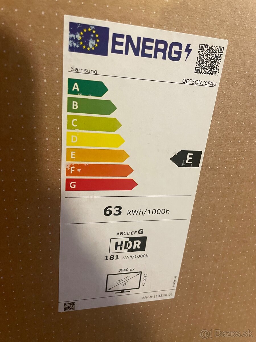 Predam televízor Samsung QLED 55/138 - 5