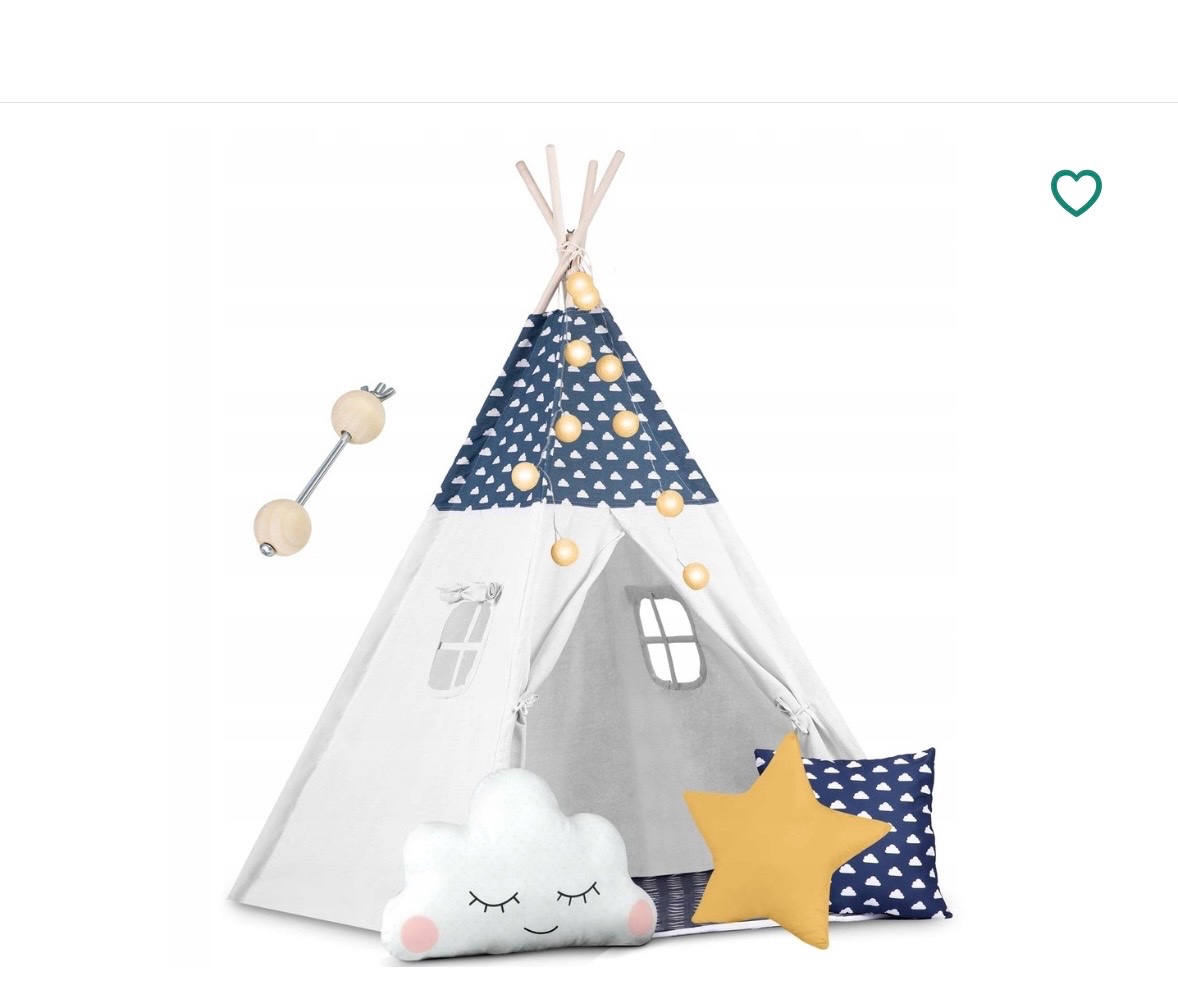 Nový Stan pre Deti Teepee štýl - 5