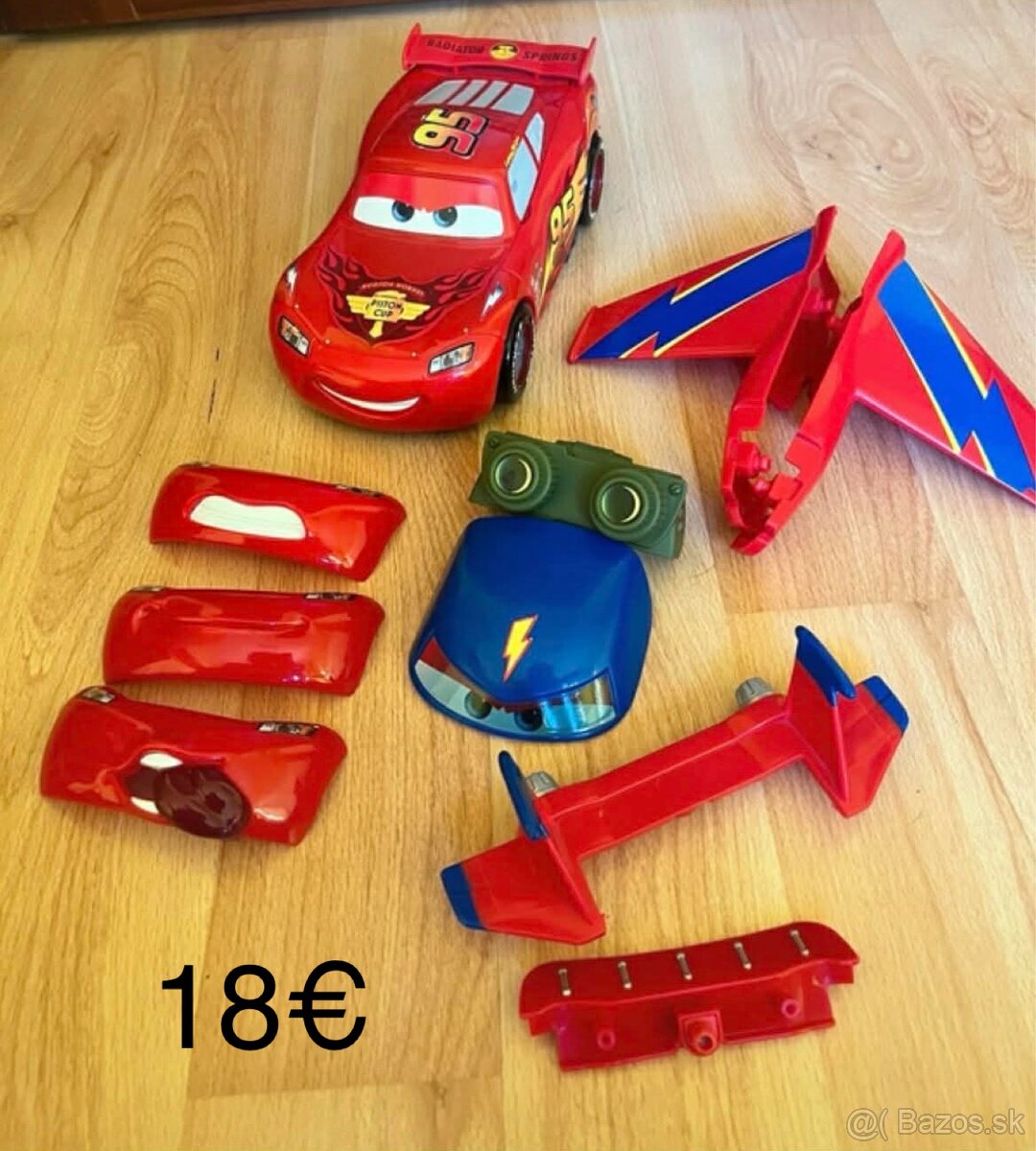 Hračky-Hot Wheels,McQueen,Dinosaury - 5