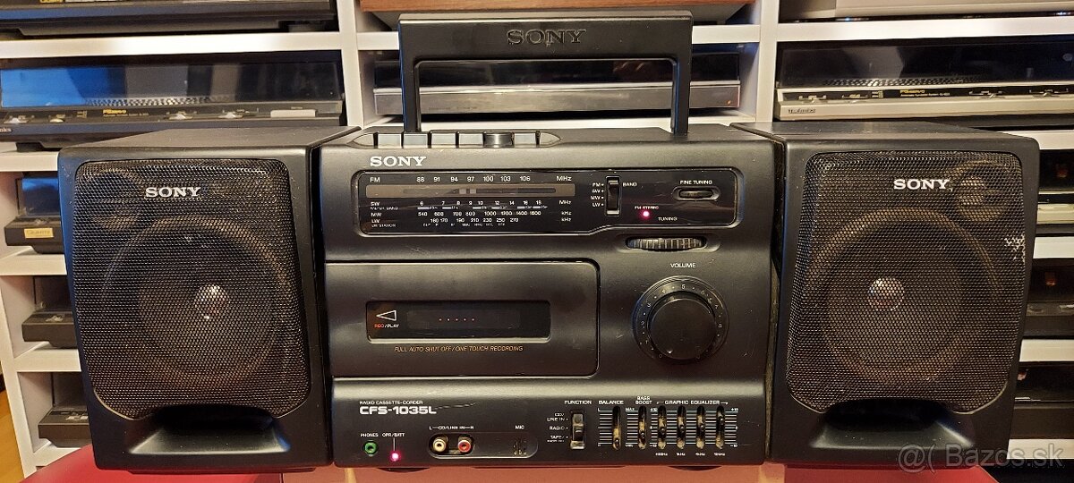 Predám rádiomagnetofóny Panasonic, Sony a JVC - 5