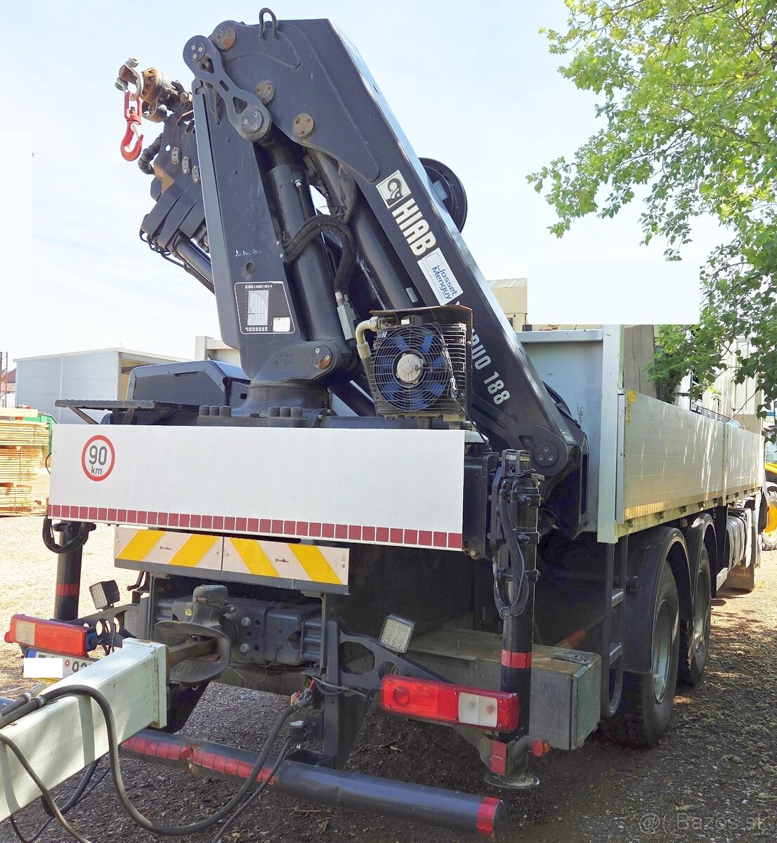 2008 Renault 6x4 +HR(2014) HIAB 188 jeřáb s radio valník 32t - 5