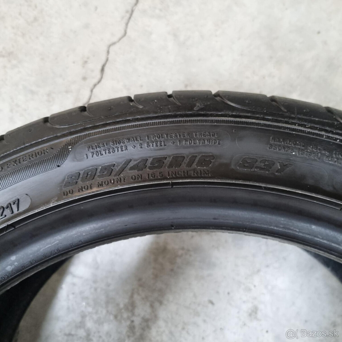 Letné pneumatiky 205/45 R16 GOODYEAR - 5