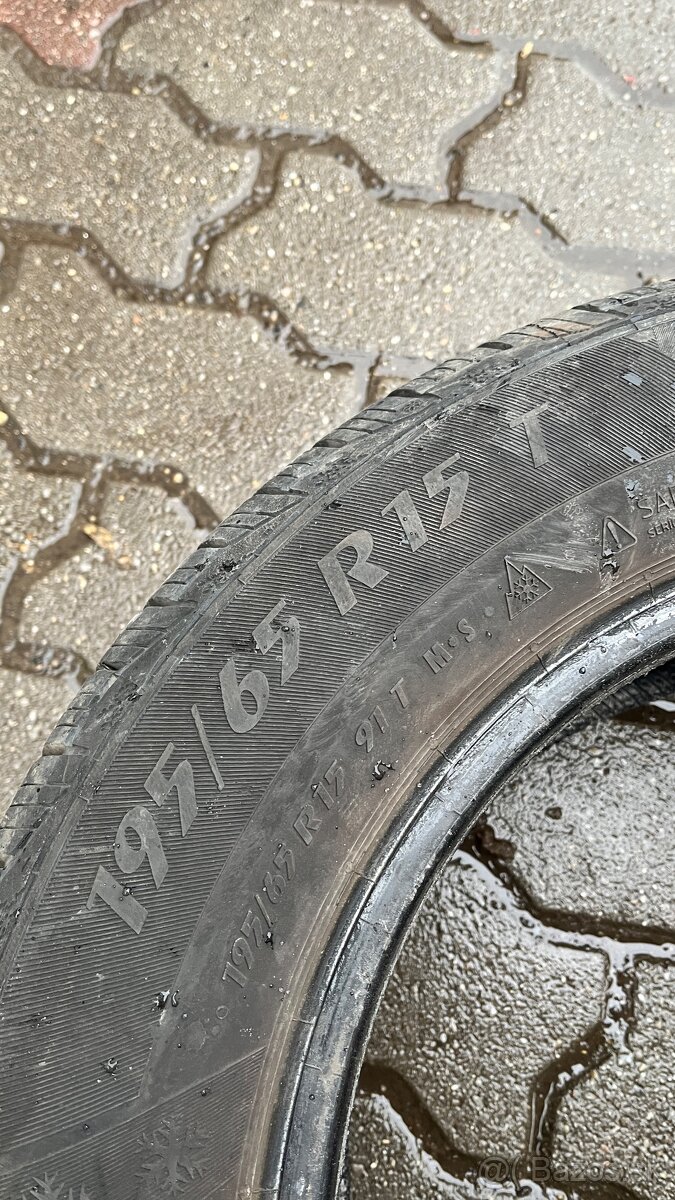 ❄️195/65 r15 zimne pneu 2ks - 5