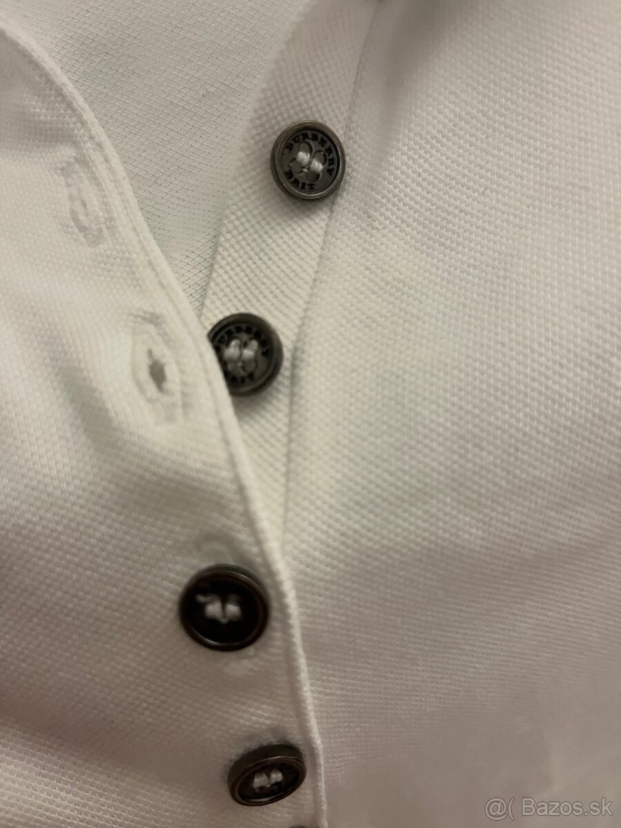 Burberry dámska biela polokošela - 5