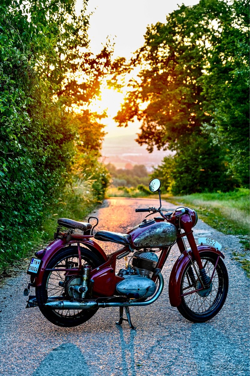 jawa perak 350 povodny autenticky stav s tp - 5