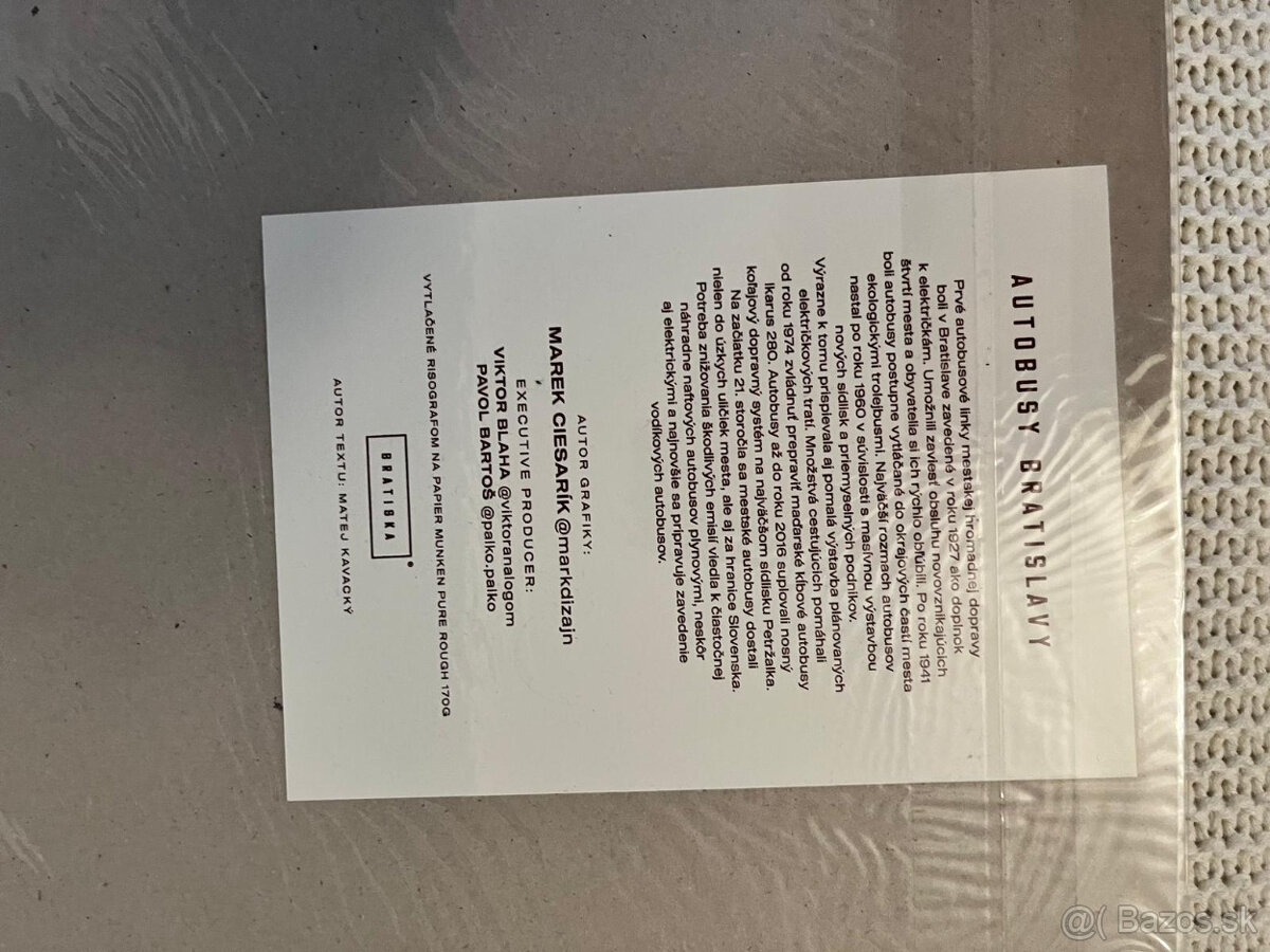 Kolekcia Bratiska printov (Autobusy, Elektricky, Trolejbusy) - 5