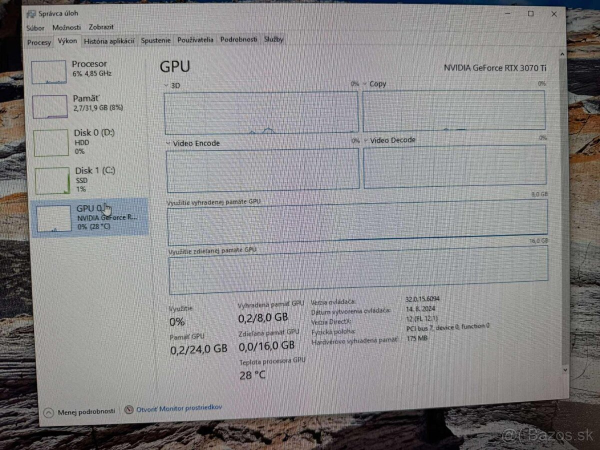 Ryzen 9 5900X, 32GB, RTX 3070 Ti, 1TB NvMe - 5