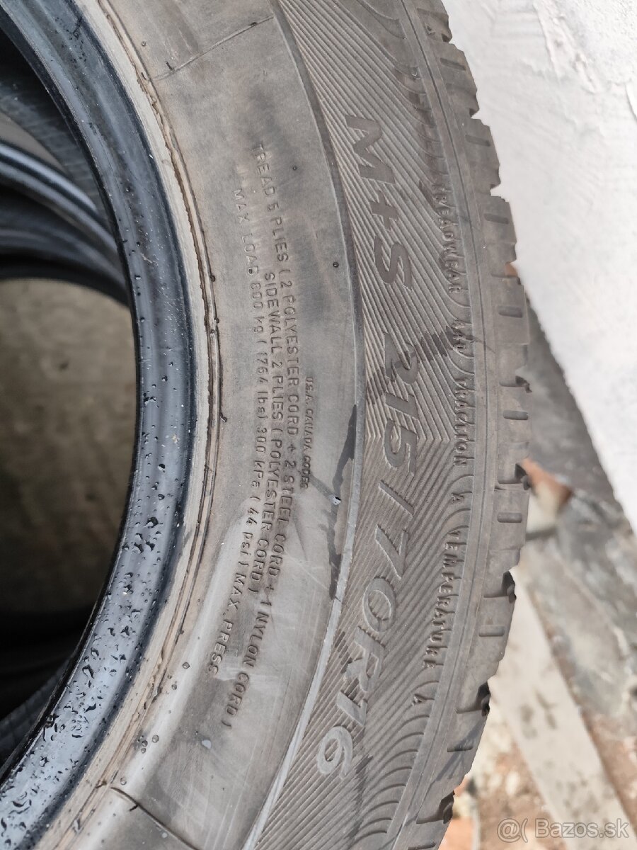 Zimné pneumatiky Good Year 215/70R16 - 5