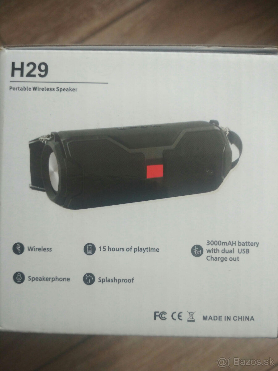 Bluetooth reproduktor H29 - nový - 5