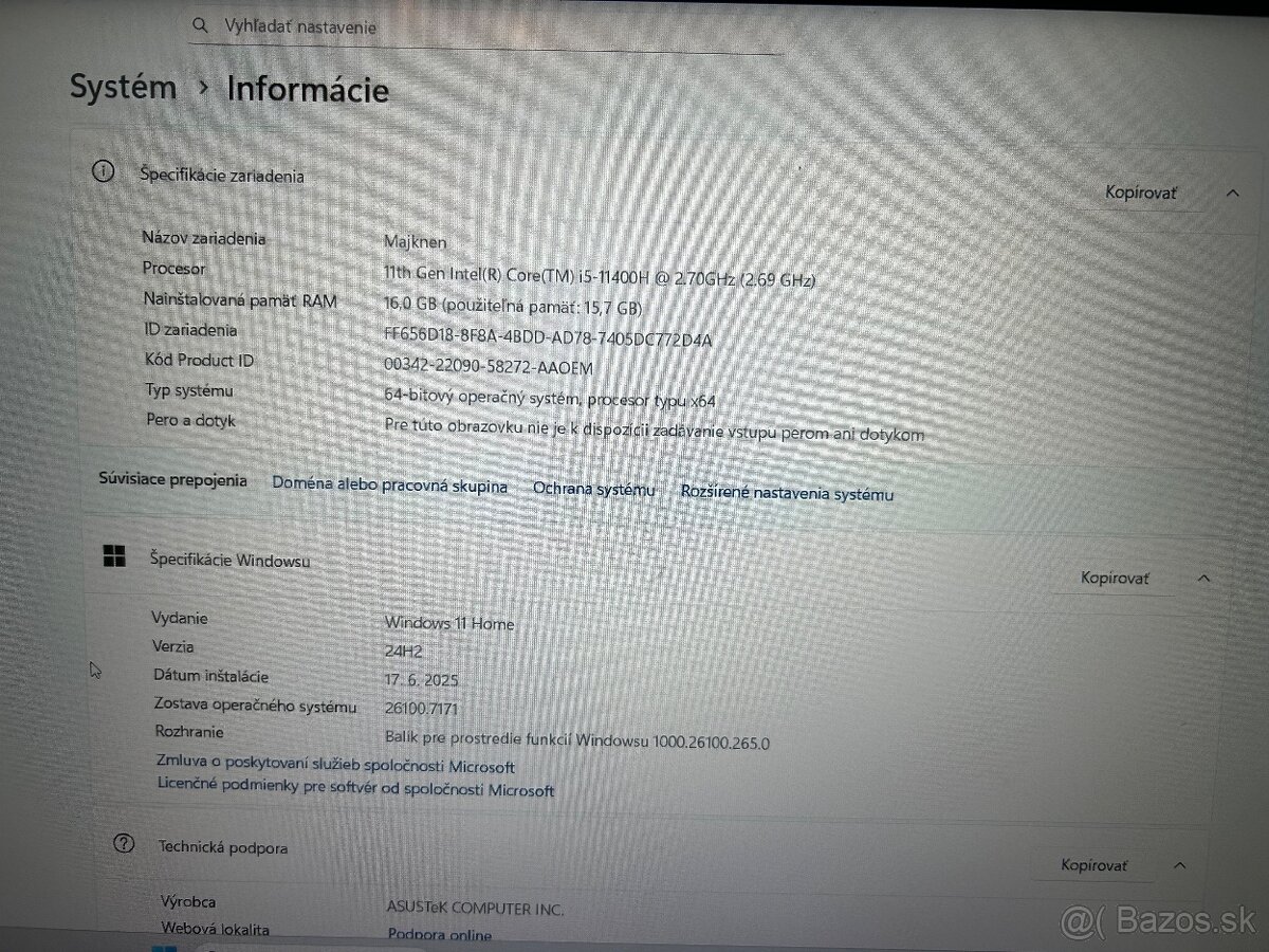 Asus TUF Gaming F15 - 5